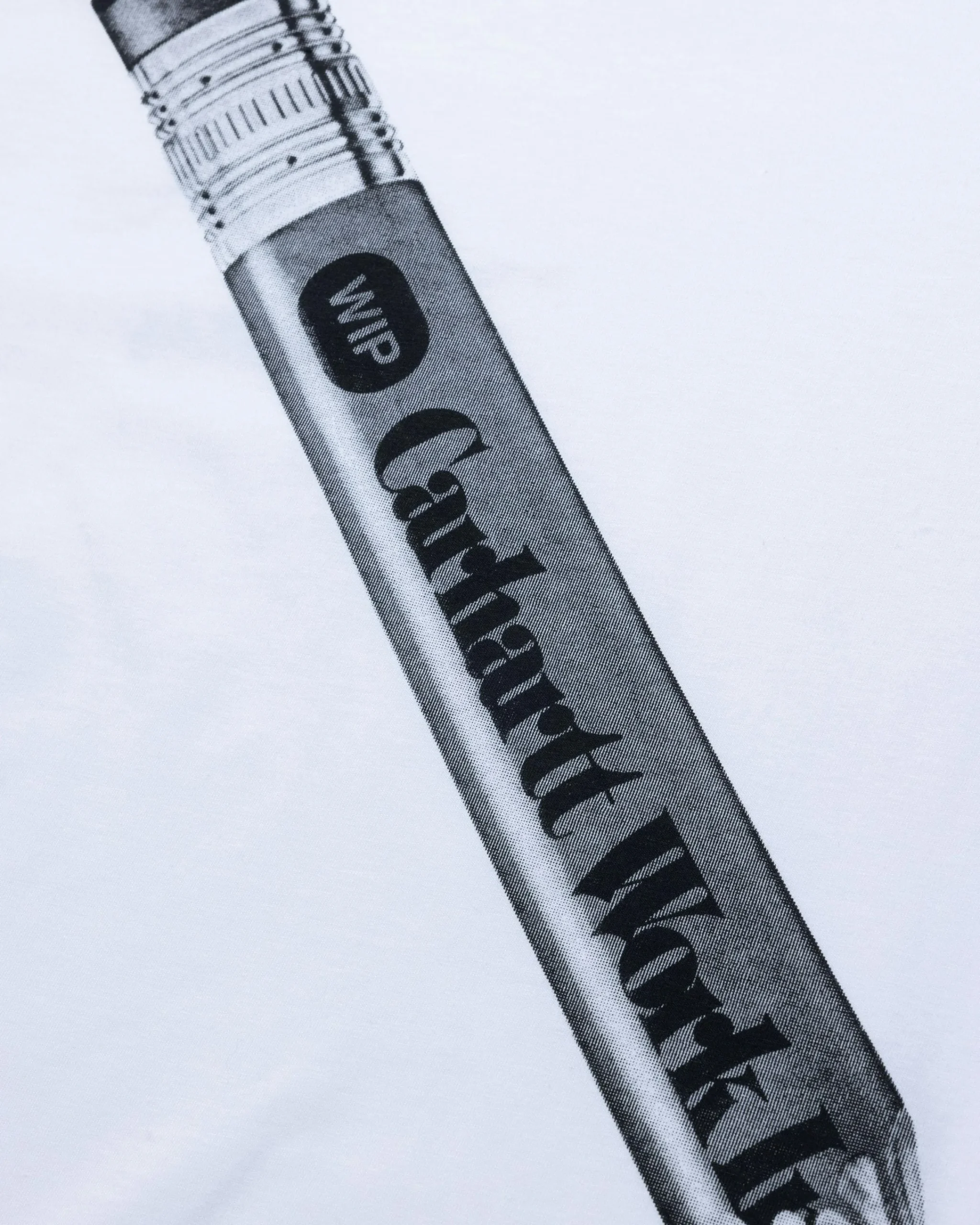 Carhartt WIP S/S Pencil T-Shirt White/Black- Tops
