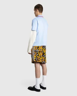 adidas S/S Polo Glow Blue- Tops