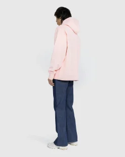 Acne Studios Stamp Logo Hoodie Pale Pink- Sweats
