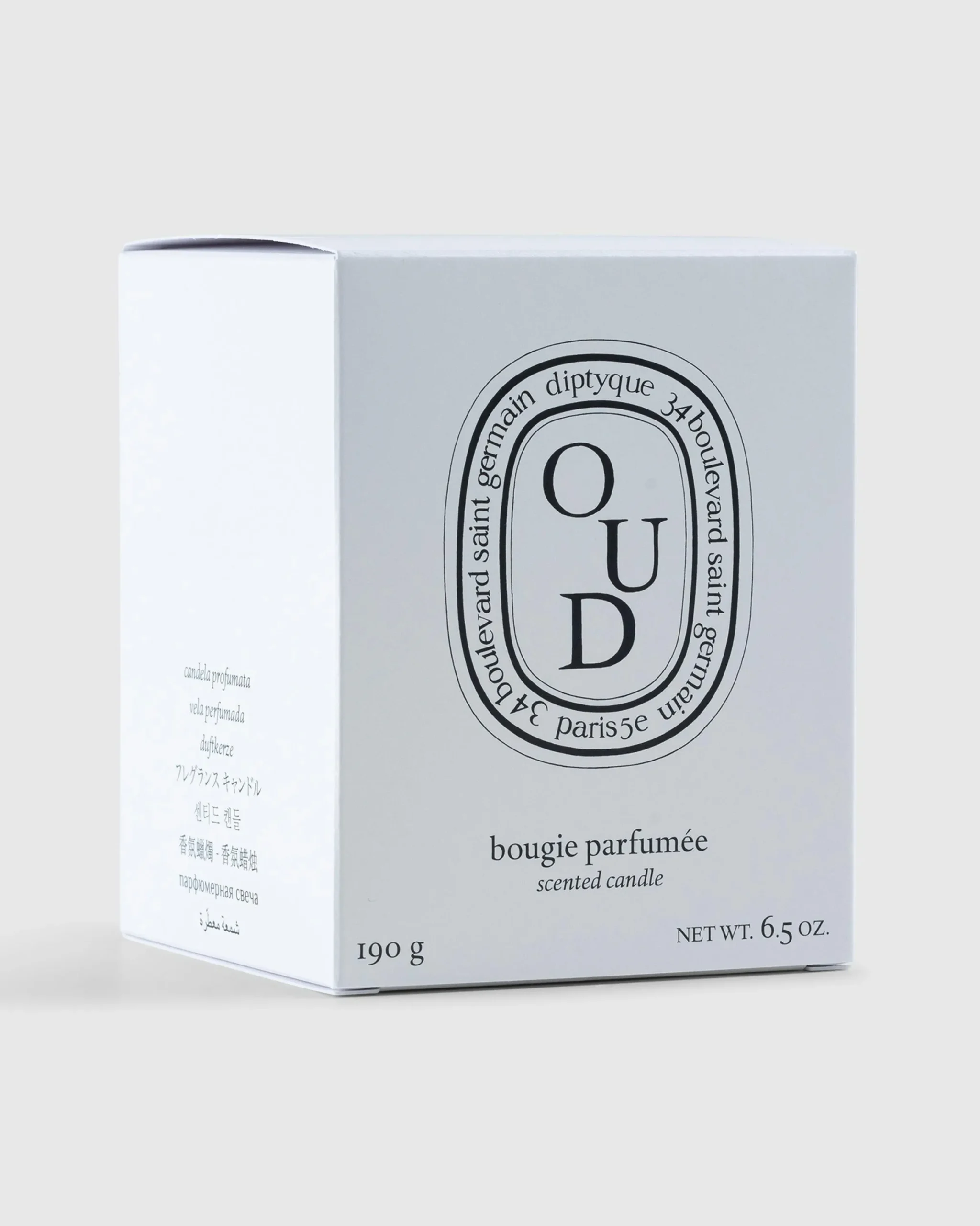 Diptyque Standard Candle Oud 190g- Candles & Fragrances
