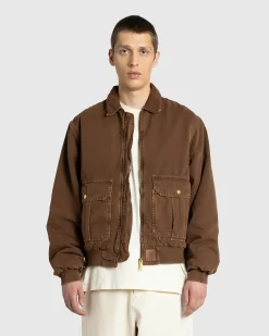 Carhartt WIP Stanton Jacket Chocolate / Chocolate /Stone Dyed- Outerwear
