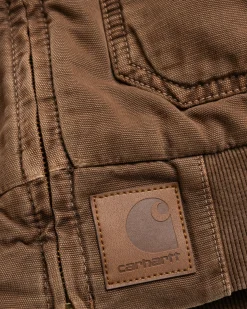 Carhartt WIP Stanton Jacket Chocolate / Chocolate /Stone Dyed- Outerwear