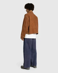 Story mfg. Station Jacket Brown Wonky-Wear- Outerwear