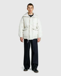 Tekla Stripe Down Jacket Snow Stripes- Outerwear