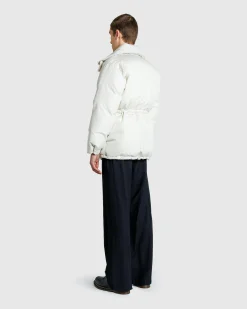 Tekla Stripe Down Jacket Snow Stripes- Outerwear