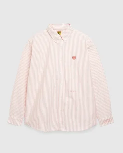 Human Made Striped Oxford BD Shirt- Shirts
