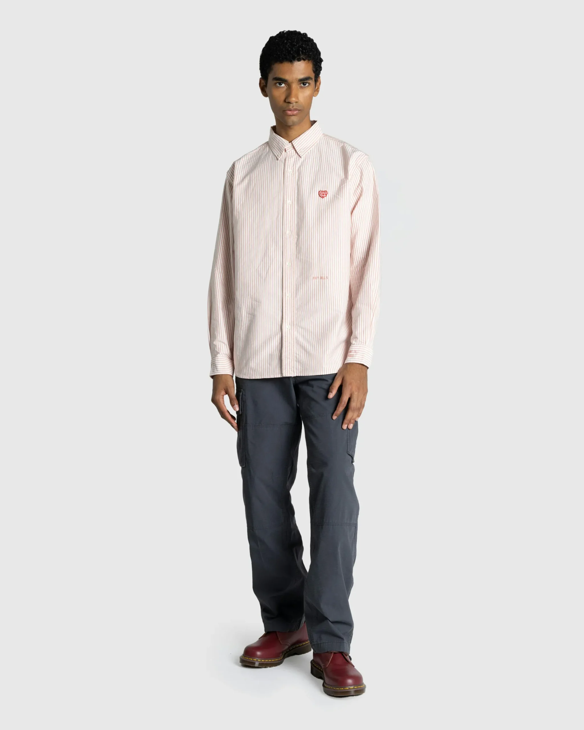 Human Made Striped Oxford BD Shirt- Shirts