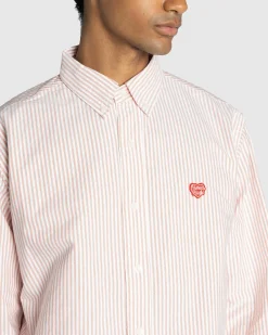 Human Made Striped Oxford BD Shirt- Shirts
