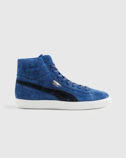 Puma Suede Classic Mid MIJ Elektro Blue/New Navy- Sneakers