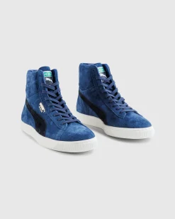 Puma Suede Classic Mid MIJ Elektro Blue/New Navy- Sneakers
