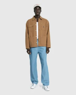 Carhartt WIP Suede Michigan Coat Hamilton Brown- Outerwear