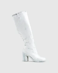 Maison Margiela Tabi Knee-High Boots Bianchetto- Boots
