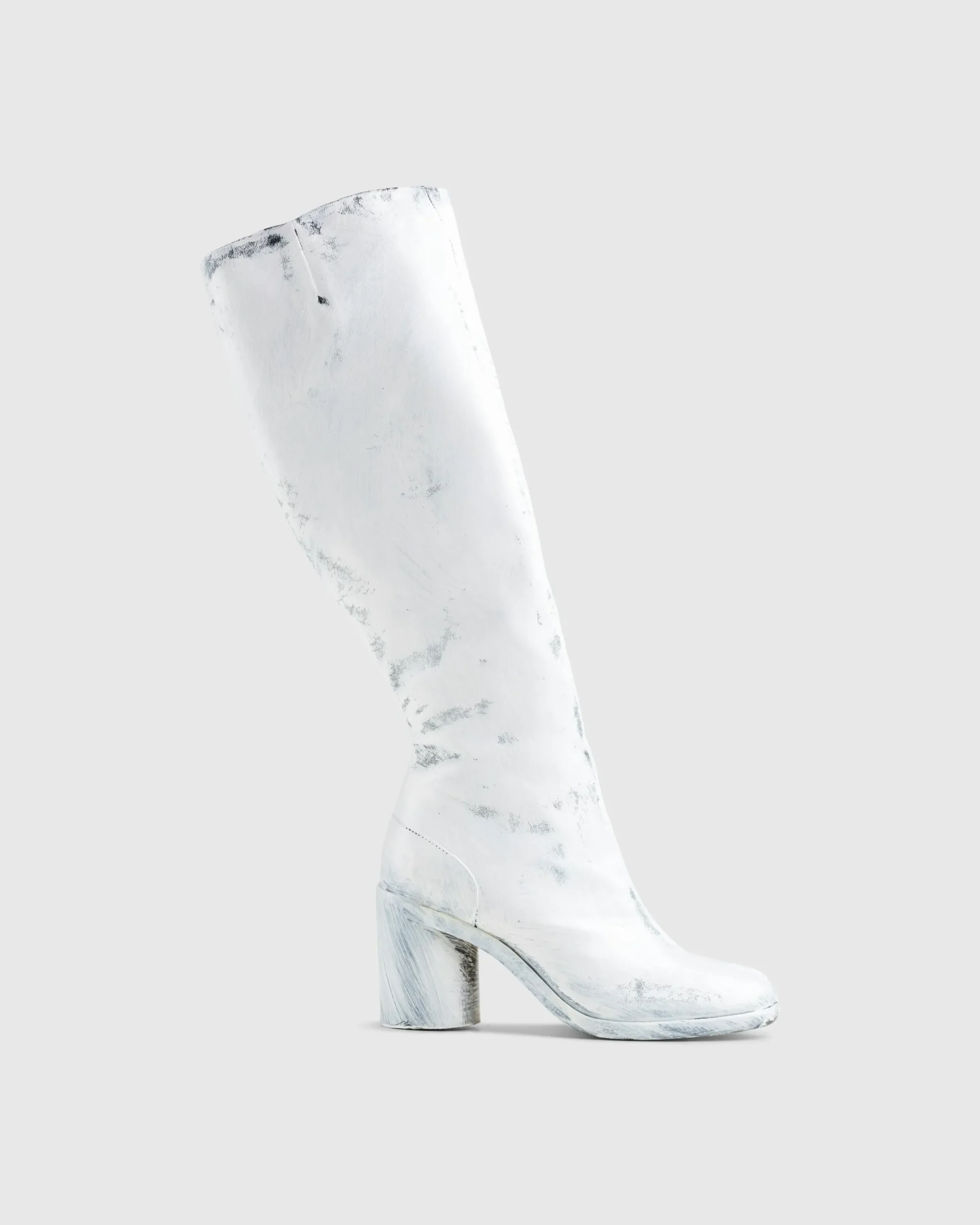 Maison Margiela Tabi Knee-High Boots Bianchetto- Boots