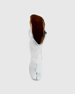 Maison Margiela Tabi Knee-High Boots Bianchetto- Boots