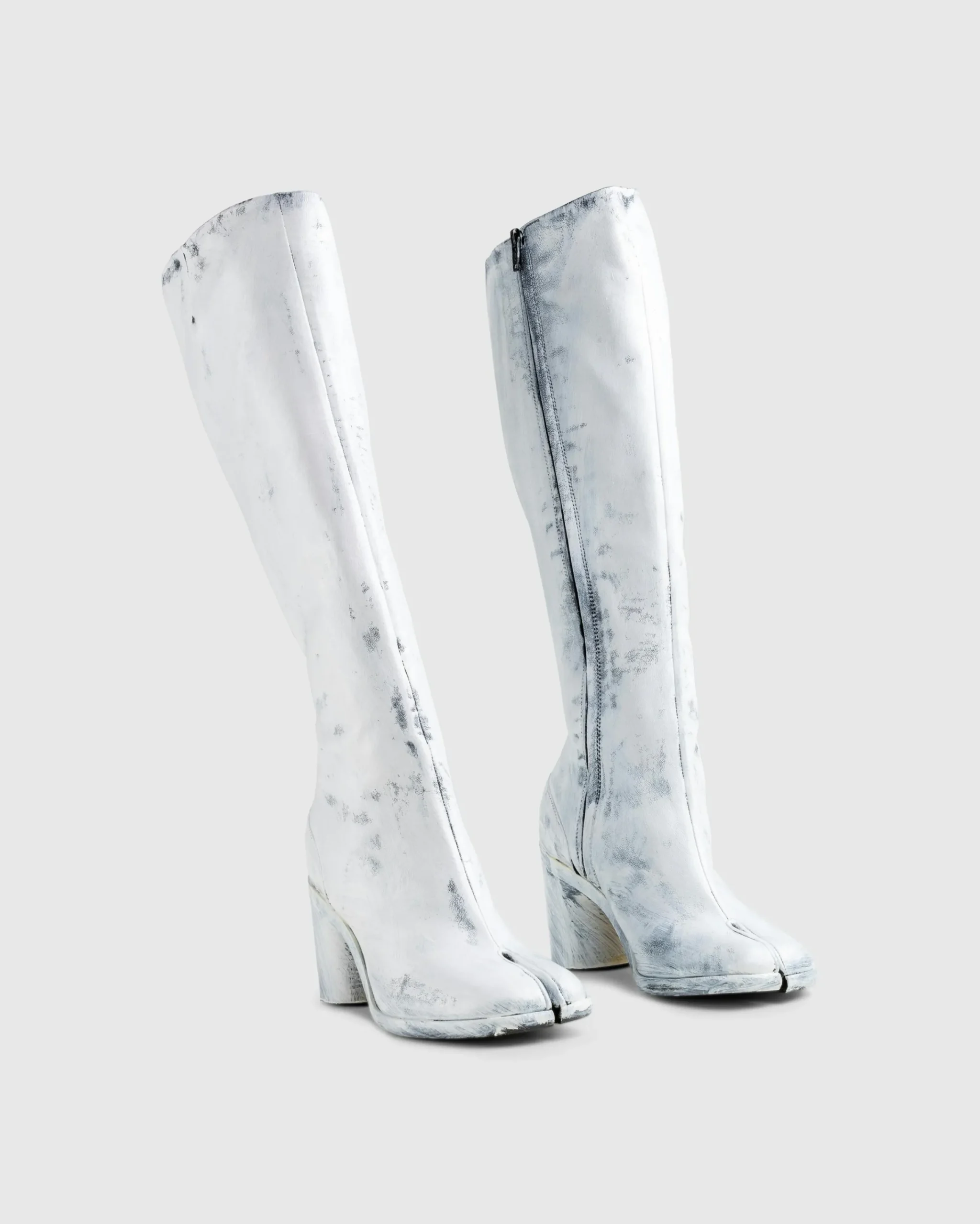 Maison Margiela Tabi Knee-High Boots Bianchetto- Boots
