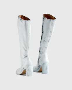 Maison Margiela Tabi Knee-High Boots Bianchetto- Boots