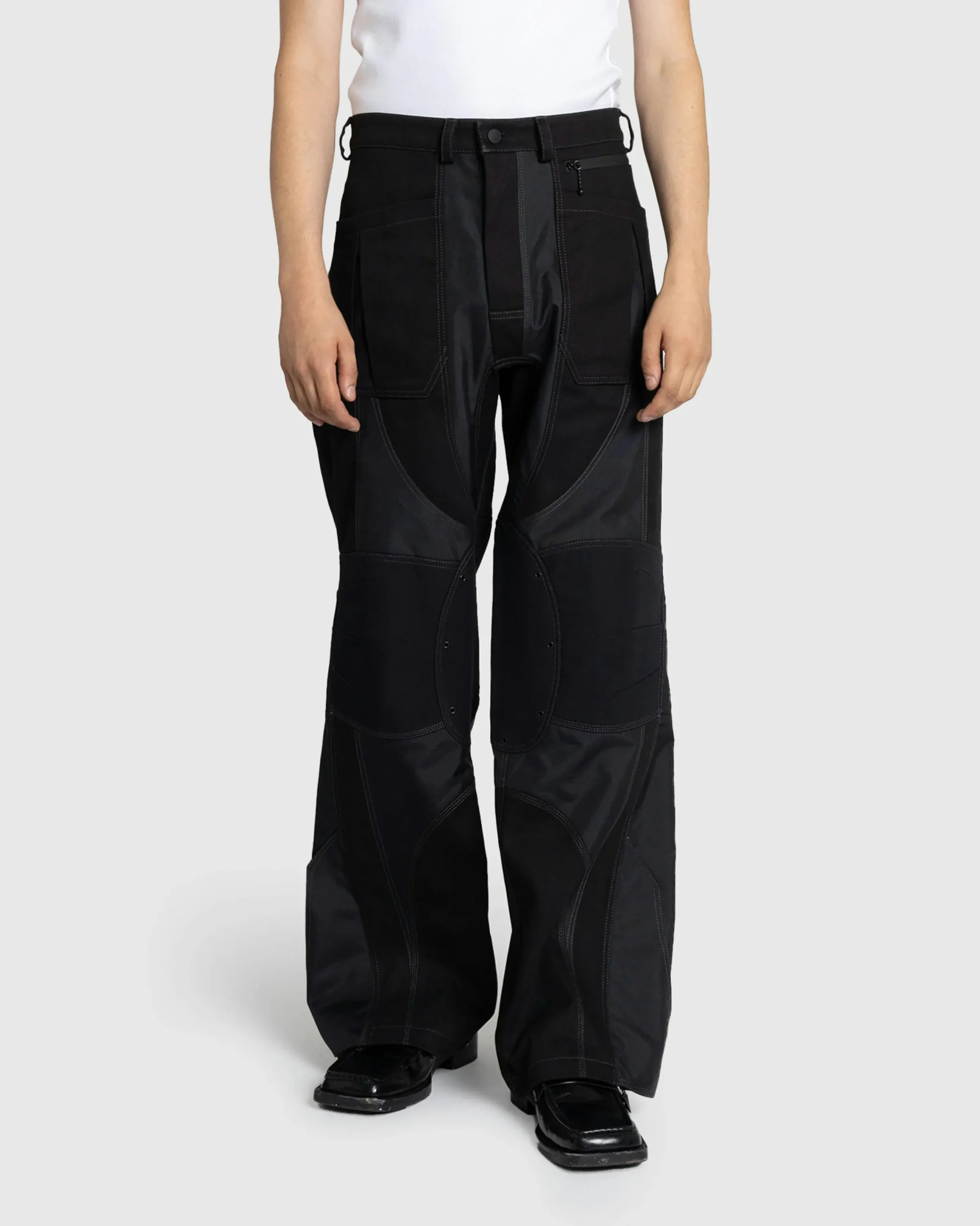 Mugler Technical Fabric Cargo Pants- Pants