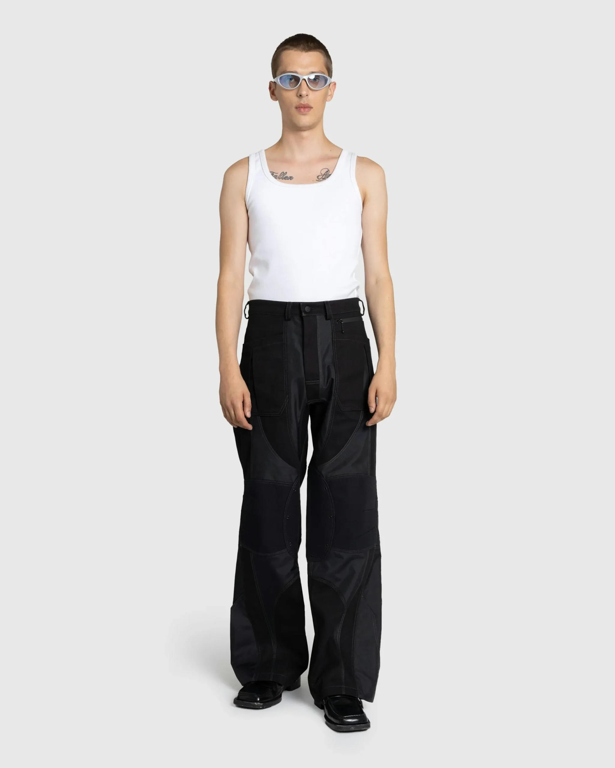Mugler Technical Fabric Cargo Pants- Pants
