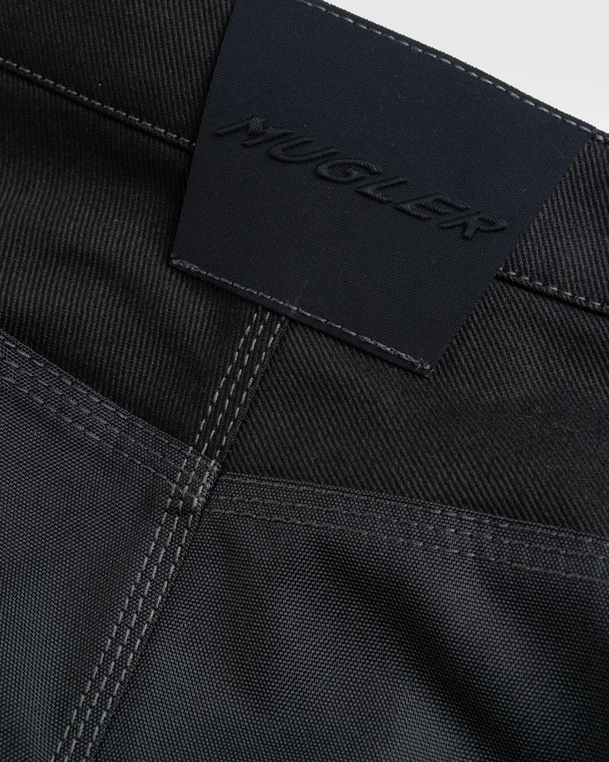 Mugler Technical Fabric Cargo Pants- Pants