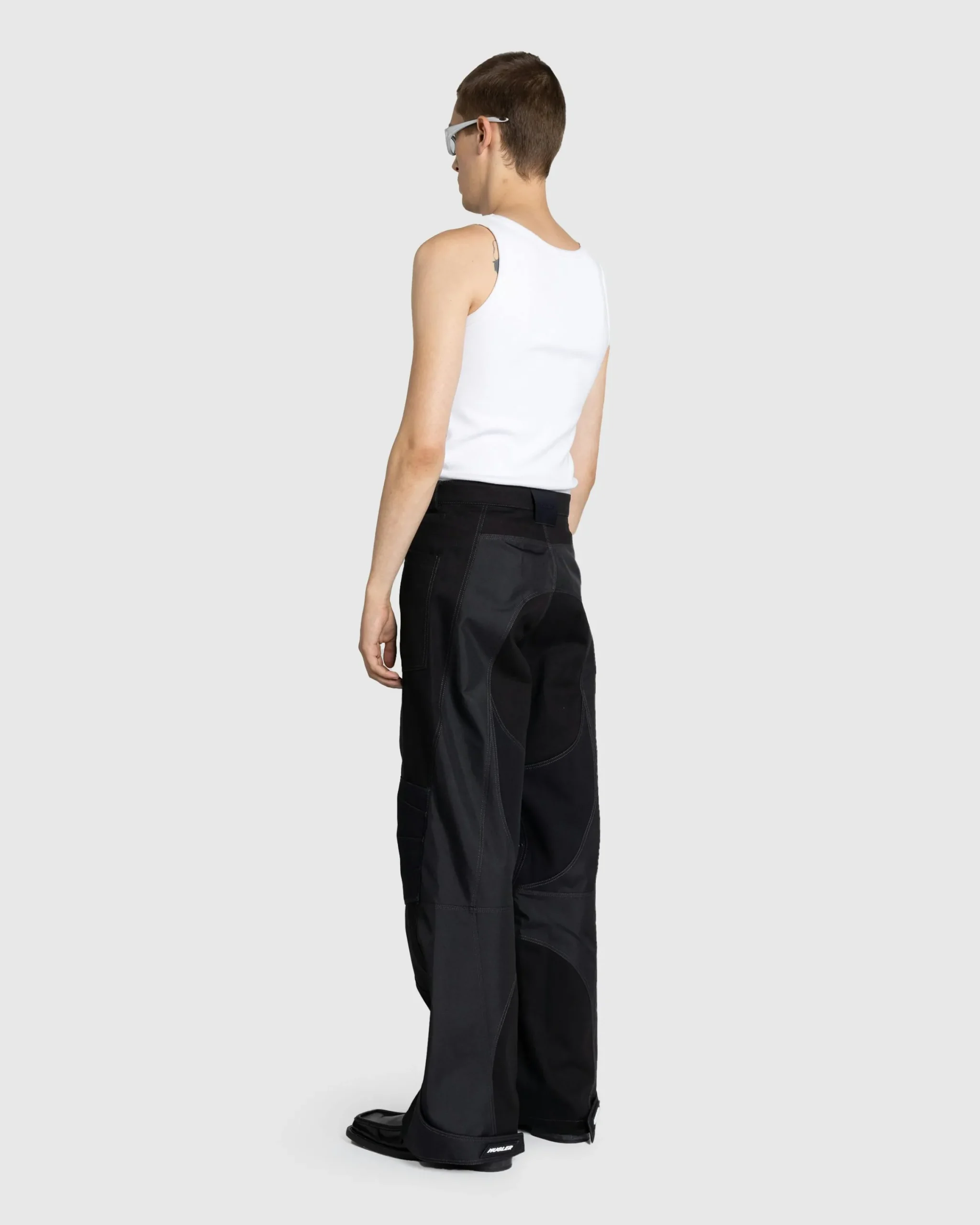 Mugler Technical Fabric Cargo Pants- Pants