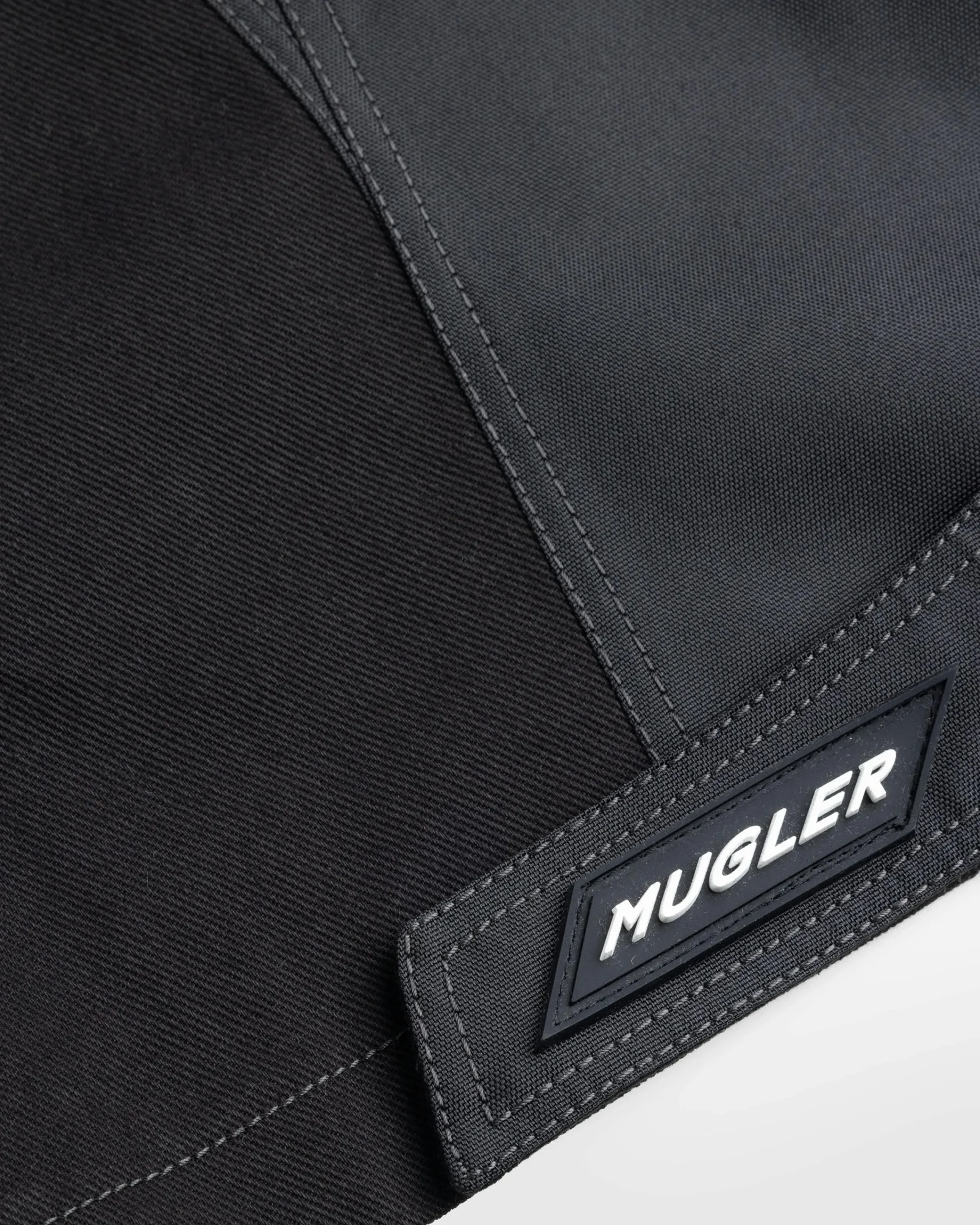 Mugler Technical Fabric Cargo Pants- Pants