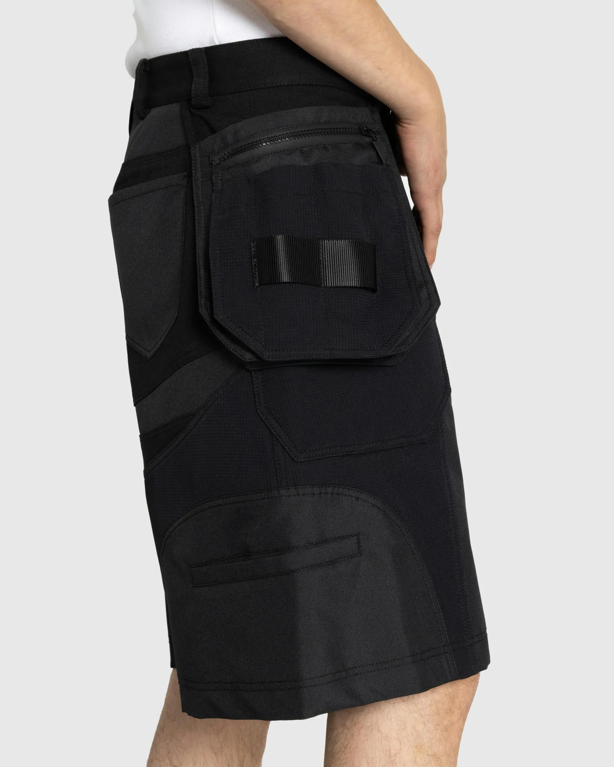 Mugler Technical Fabric Cargo Shorts- Shorts