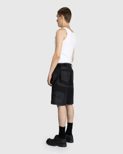 Mugler Technical Fabric Cargo Shorts- Shorts