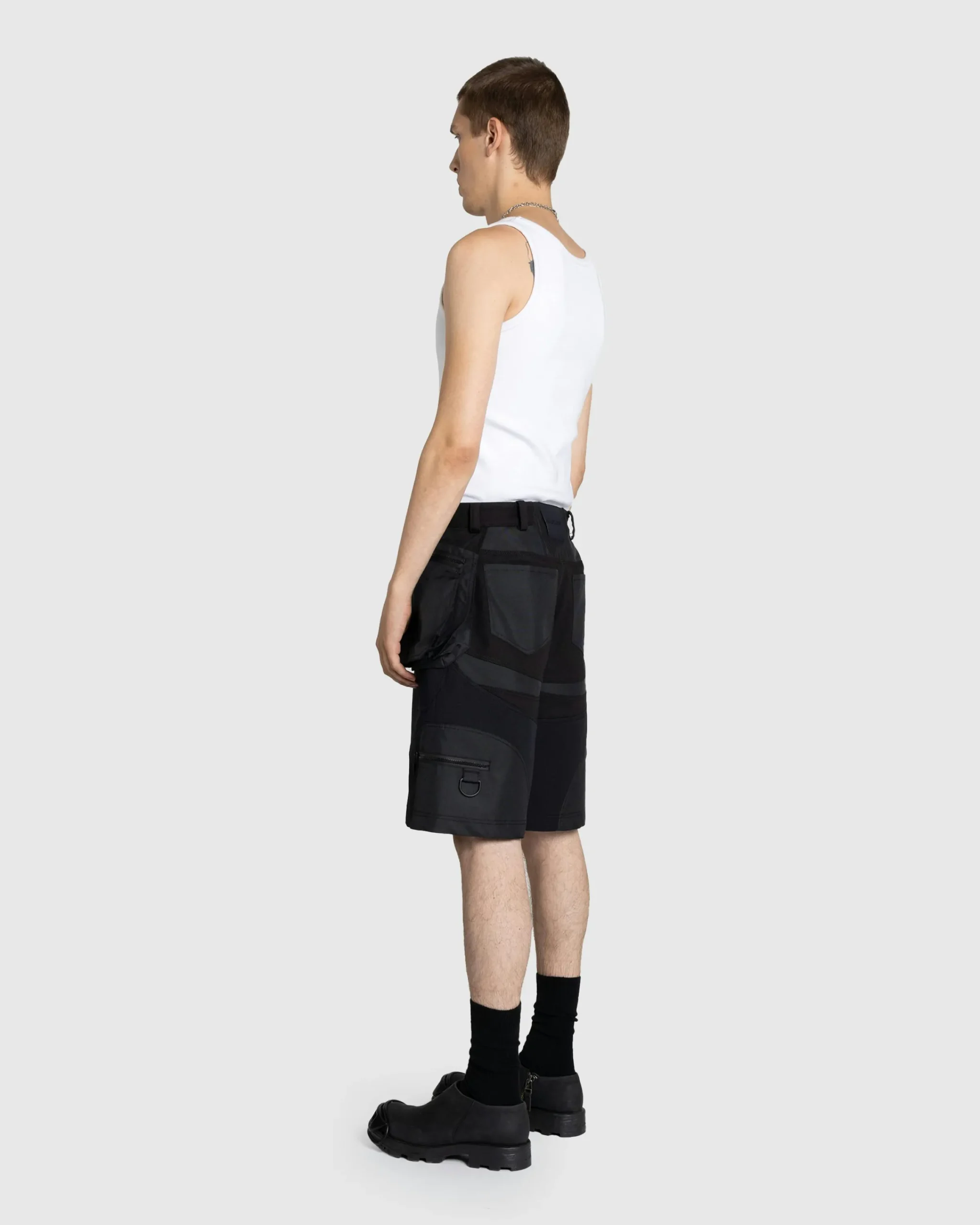 Mugler Technical Fabric Cargo Shorts- Shorts