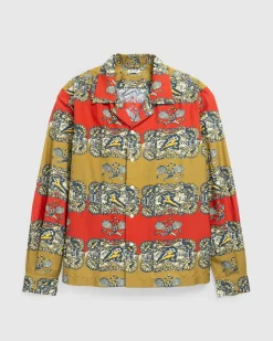 Bode Tennis Court Long-Sleeve Shirt- Shirts