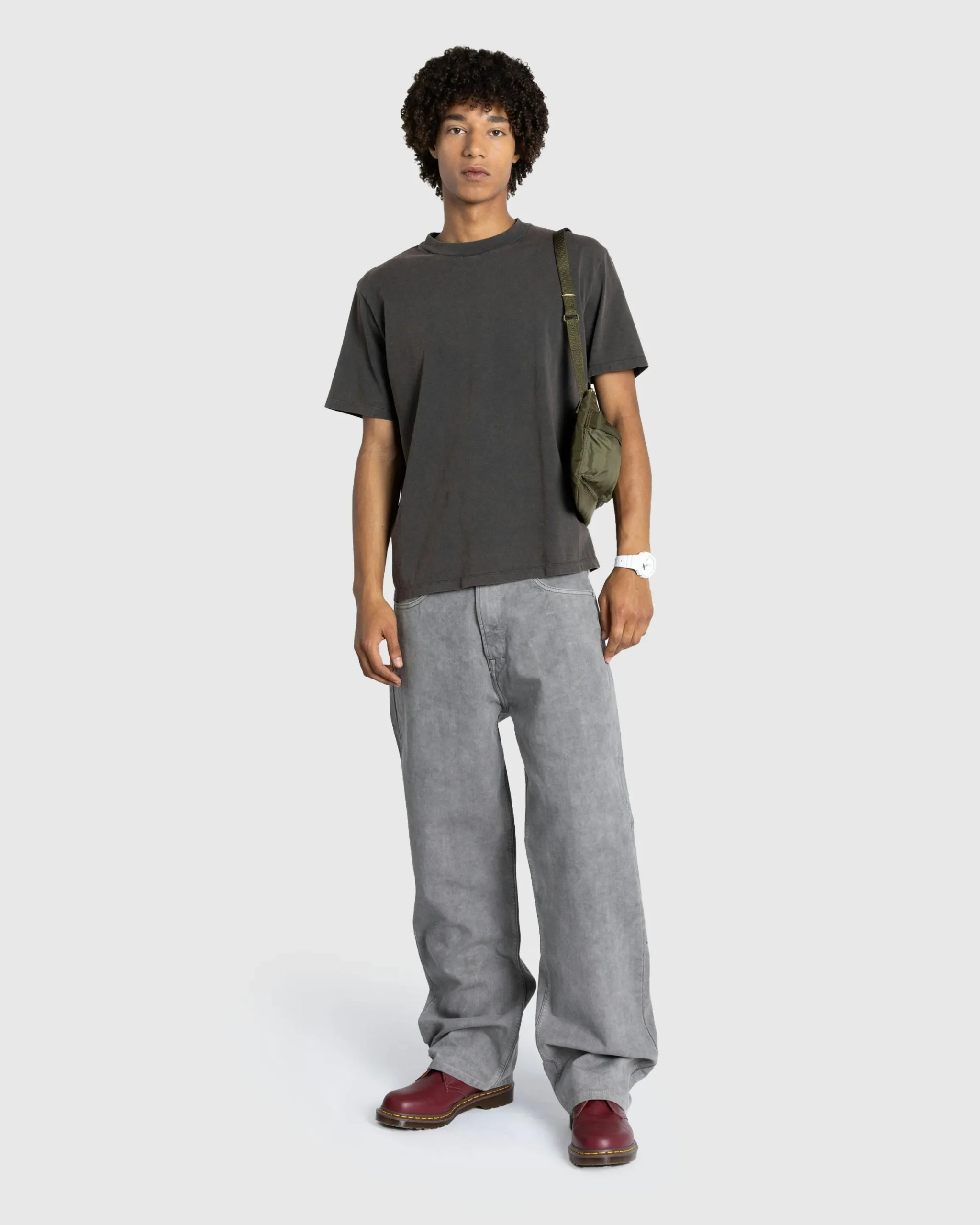 Our Legacy Third Cut Attic Carbon Wash Canvas- Pants