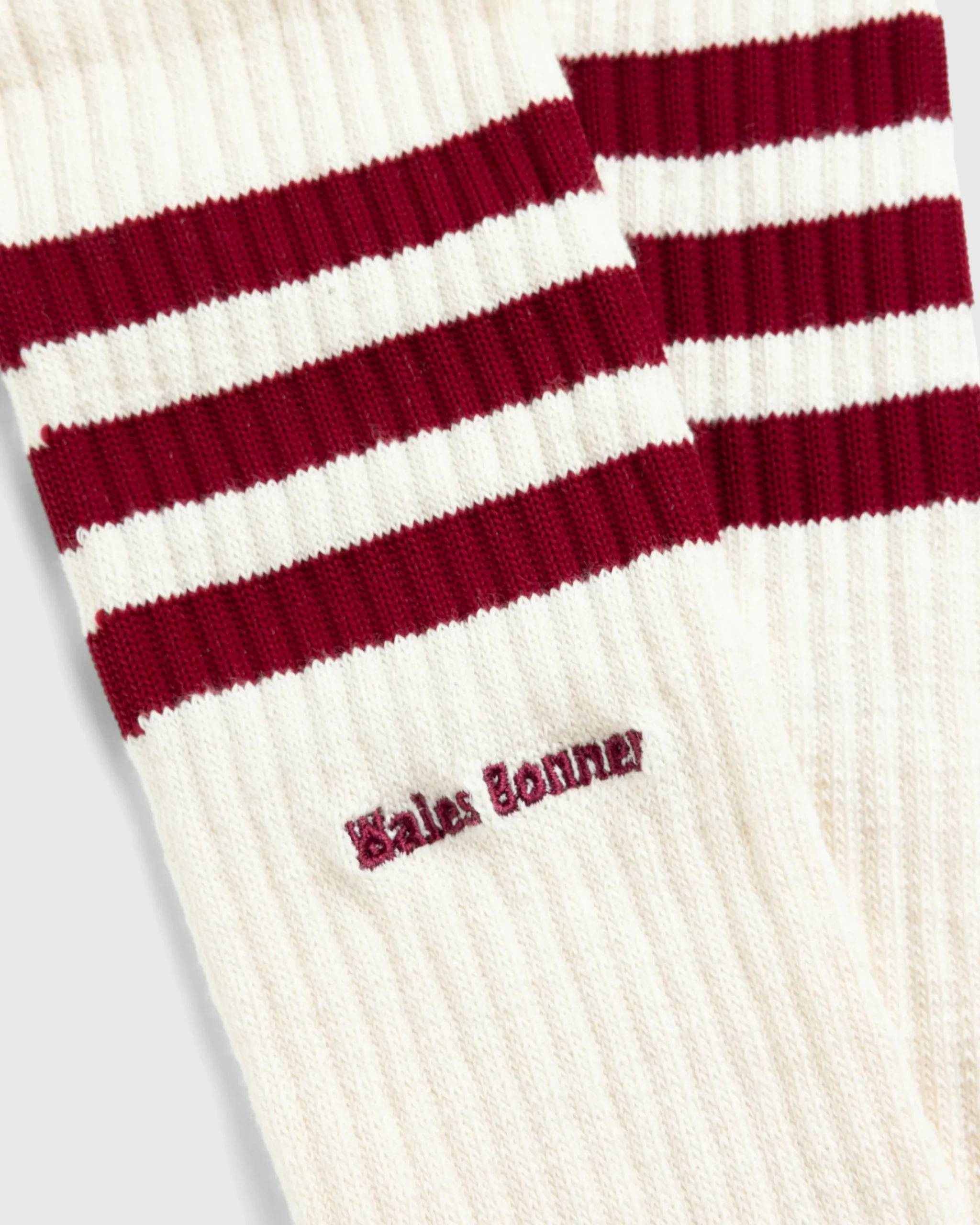 adidas Three Stripes Sock Burgundy/White- Socks