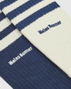 adidas Three Stripes Sock Navy/White- Socks