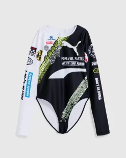 Puma Tire Bodysuit White- Tops