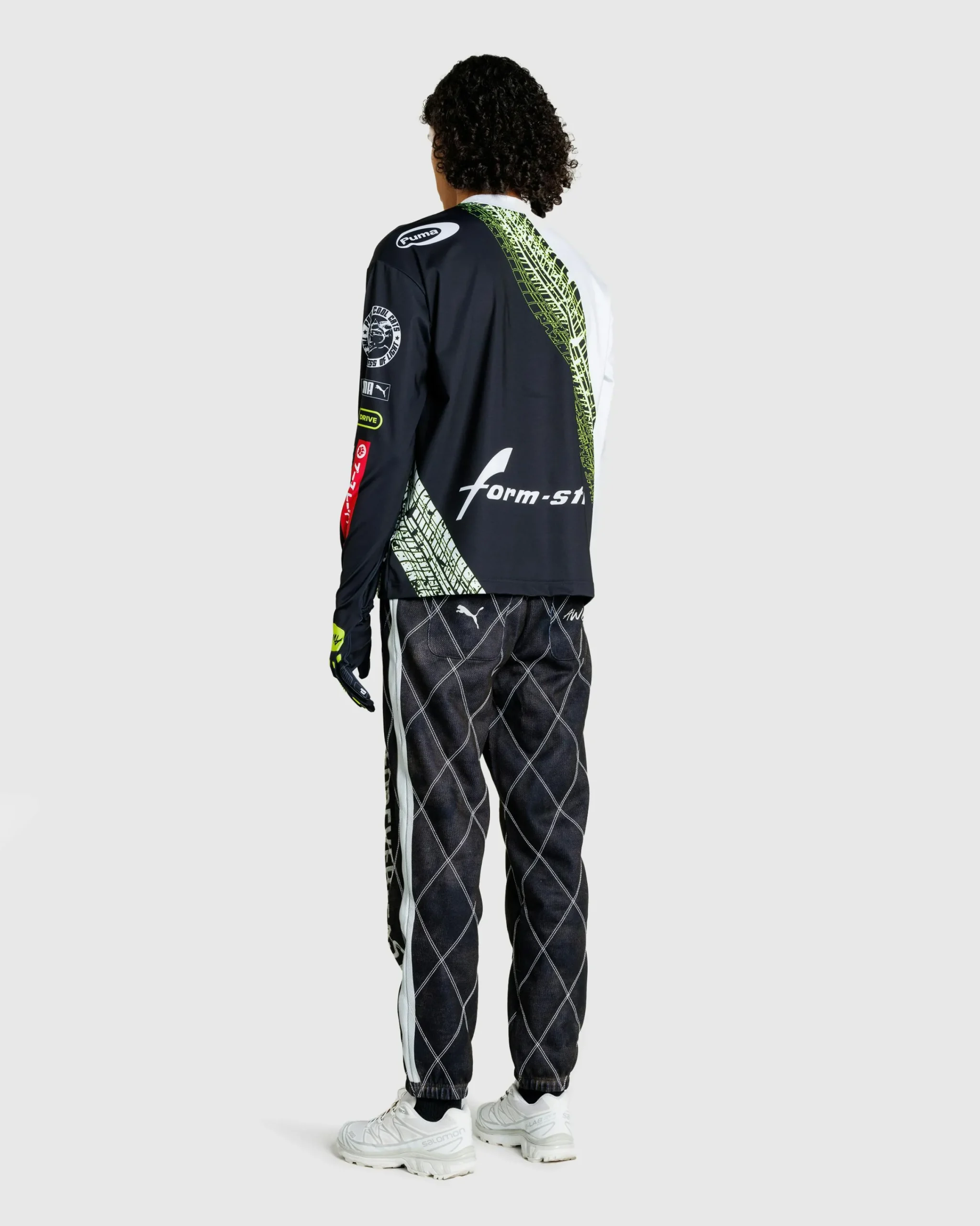 Puma Tire Glove Long-Sleeve White- Tops