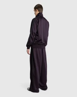 Needles Track Jacket Poly Smooth Dark Purple- Outerwear