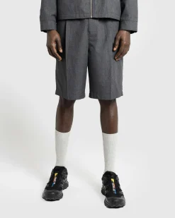 Highsnobiety HS05 Tropical Suiting Shorts Gray- Shorts