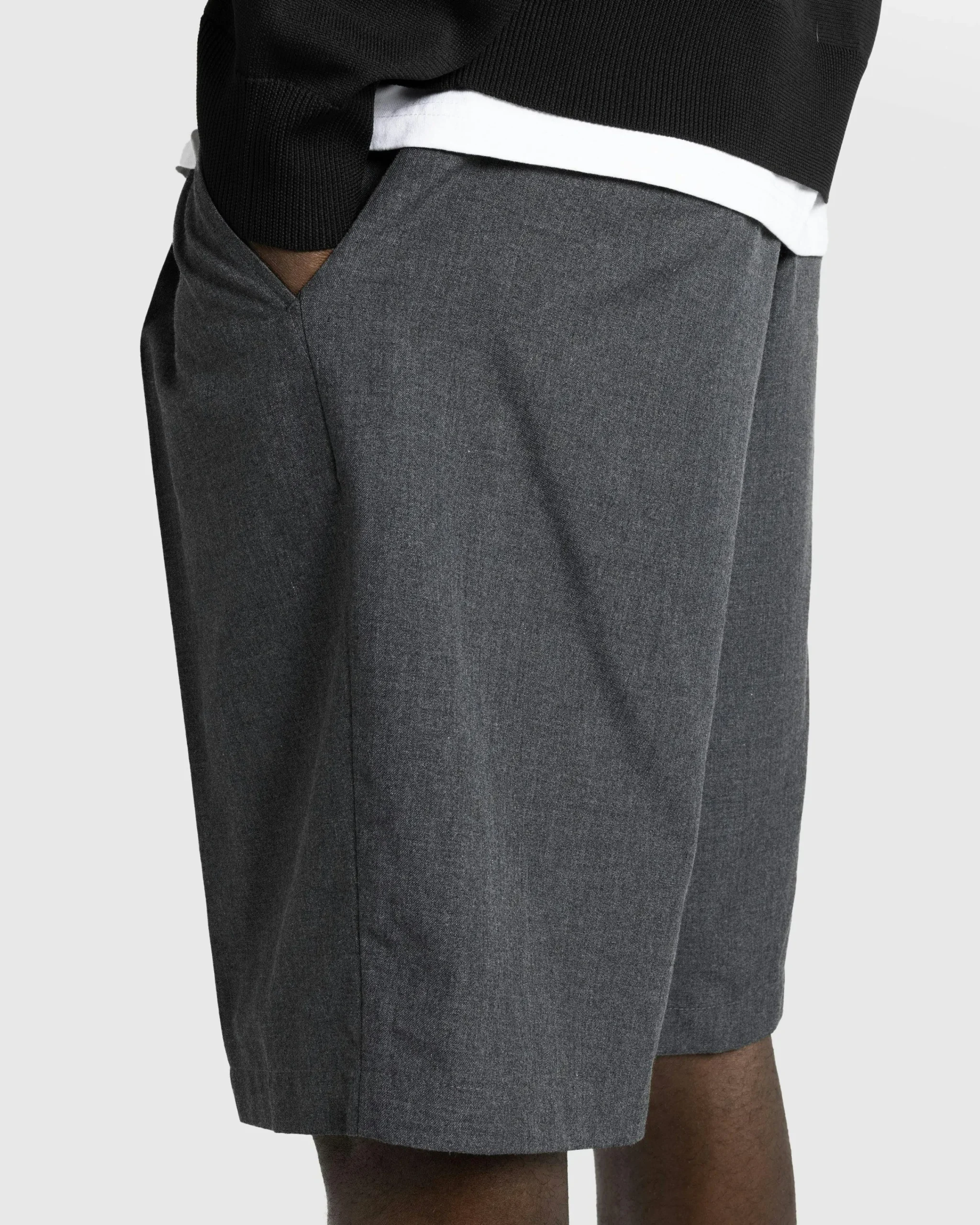 Highsnobiety HS05 Tropical Suiting Shorts Gray- Shorts