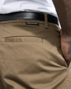 Trussardi Trouser Shorts Gabardine Piece Dyed- Shorts