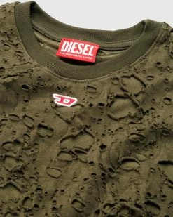 Diesel T-Uncutie-Long-P2 Top Olive Night- Tops