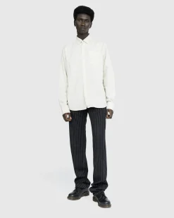 Martine Rose Twist Seam Tailored Trouser Black/White- Pants