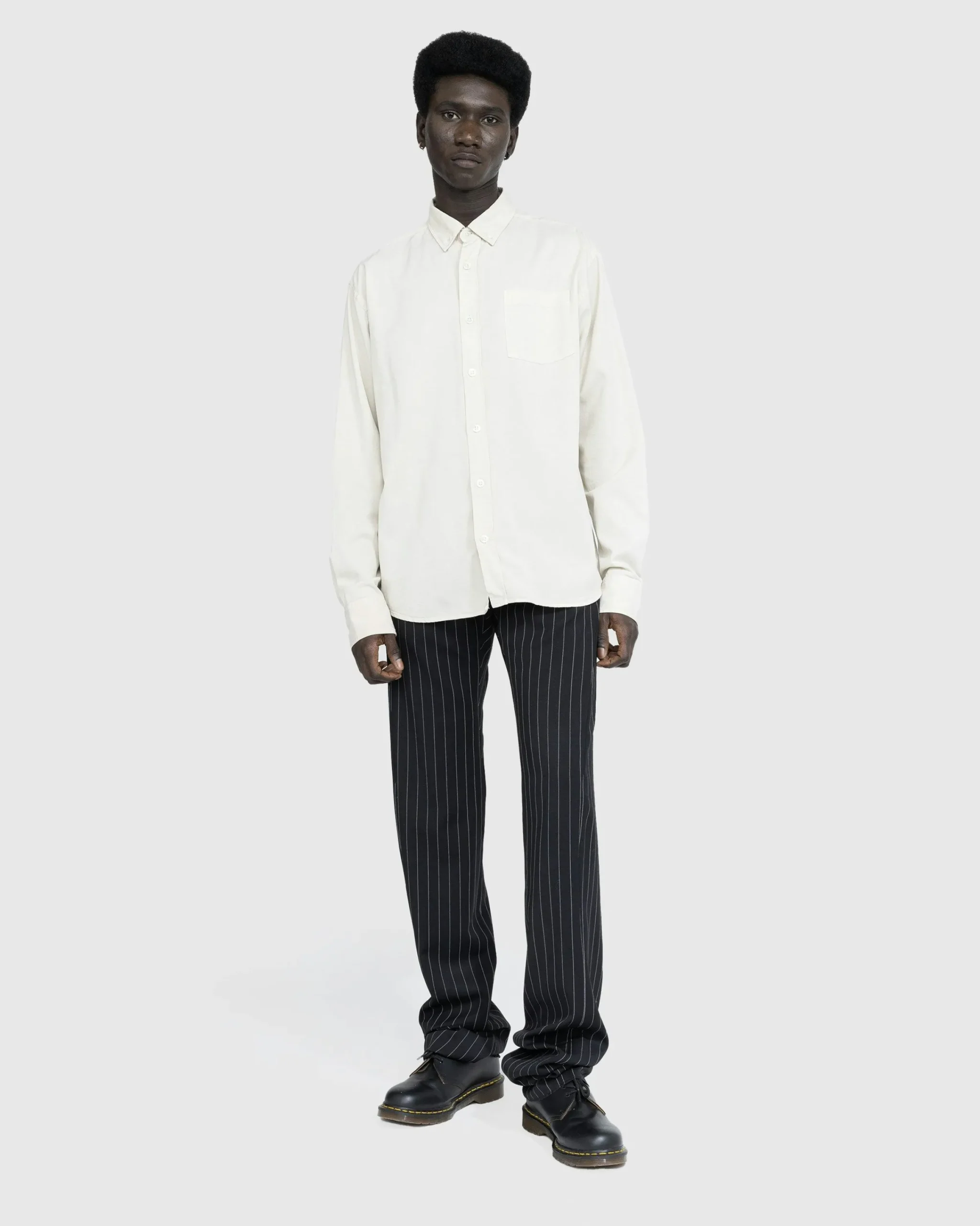 Martine Rose Twist Seam Tailored Trouser Black/White- Pants