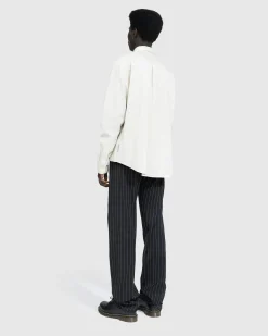 Martine Rose Twist Seam Tailored Trouser Black/White- Pants