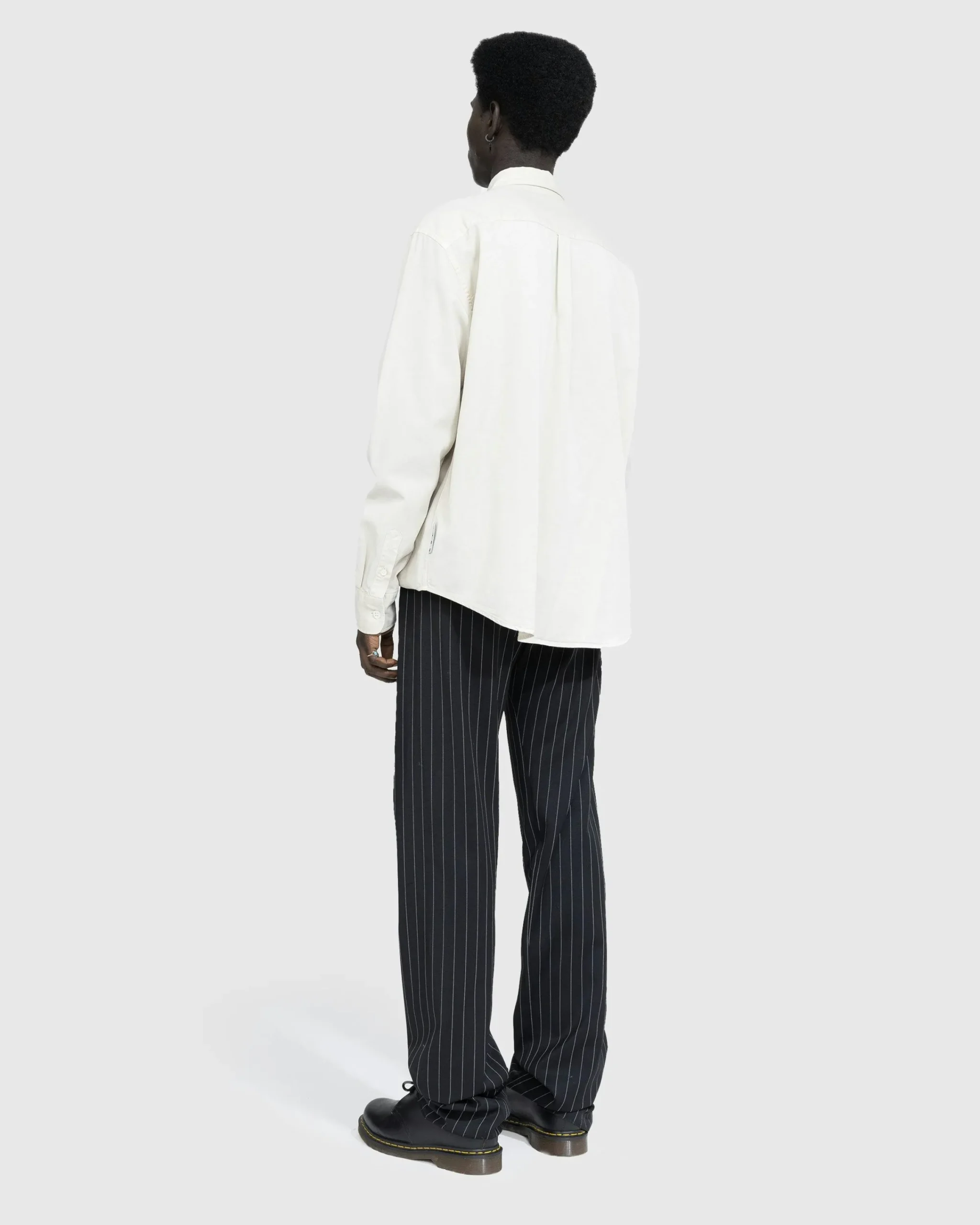 Martine Rose Twist Seam Tailored Trouser Black/White- Pants