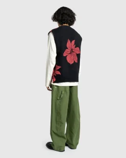 J.W. Anderson Twisted Seam Trousers Dark Green- Pants