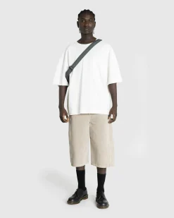 Lemaire Twisted Short Denim Snow Beige- Shorts