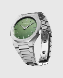 D1 Milano Ultra Thin Bracelet 40mm Moss- Watches