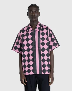 Story mfg. Uniform Shirt Diamond Check- Shirts