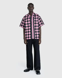 Story mfg. Uniform Shirt Diamond Check- Shirts