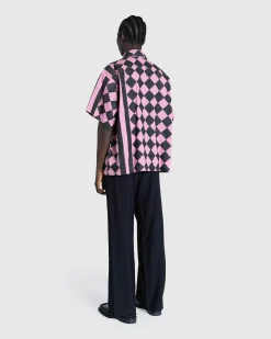 Story mfg. Uniform Shirt Diamond Check- Shirts