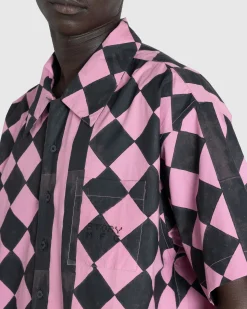 Story mfg. Uniform Shirt Diamond Check- Shirts